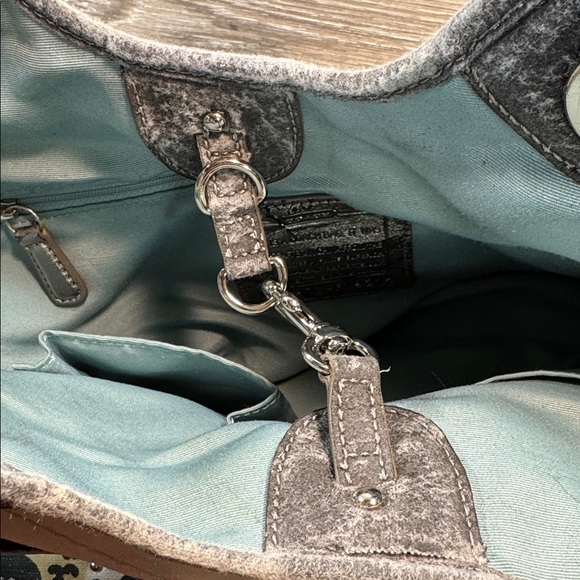 Coach Cream and Gray beach Starfish Canvas Tote - Picture 15 of 15